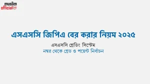 এসএসসি GPA হিসাব করার নিয়ম ২০২৫ সালের জন্য