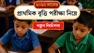 প্রাথমিক বৃত্তি পরীক্ষা ২০২৫ নিয়ে নতুন নির্দেশনা