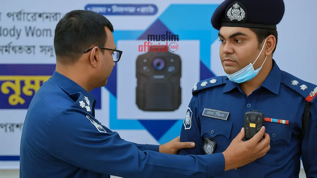 জাতীয় নির্বাচনে ভোটকেন্দ্রে ব্যবহৃত বডি ক্যামেরা