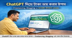 chatgpt diye taka income korar upay bangladesh freelancing blogging guide