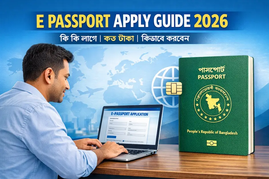 E passport korte ki ki lage Bangladesh 2026 step by step guide