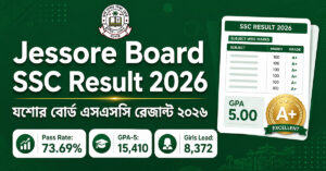 Jessore Board SSC Result 2026 — যশোর বোর্ড এসএসসি রেজাল্ট মার্কশিটসহ