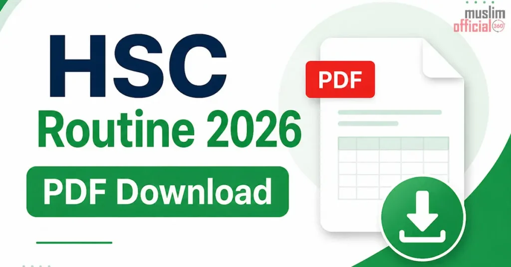 HSC Routine 2026 Download Bangladesh All Board PDF