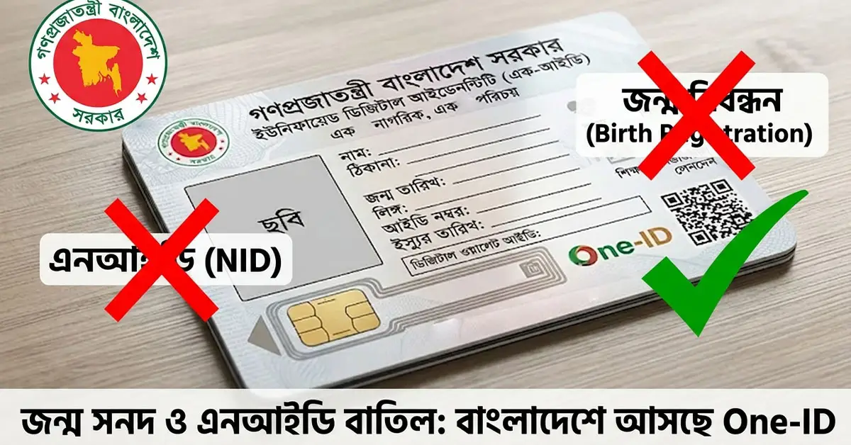 এক-আইডি: এনআইডি ও জন্মনিবন্ধন বাদ দিয়ে বাংলাদেশে আসছে নতুন ডিজিটাল পরিচয়পত্র