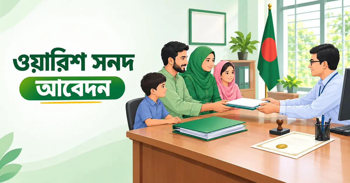 ওয়ারিশ সনদ আবেদন: নিয়ম, কাগজপত্র ও ধাপে ধাপে সম্পূর্ণ গাইড (২০২৬)